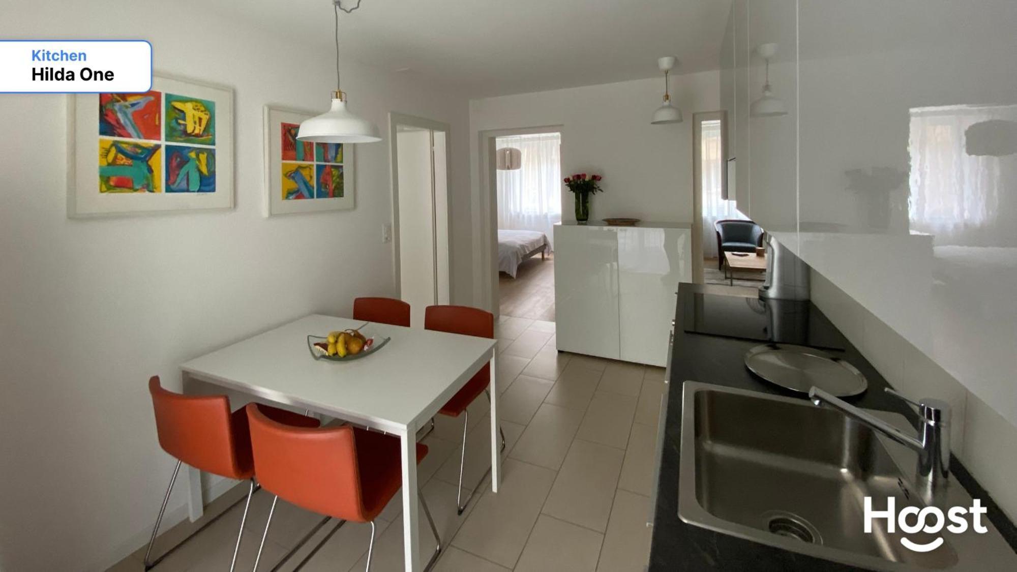 ציריך H1 With 4,5 Room, Bathroom, Kitchen, Central, Quiet & Modern With Office מראה חיצוני תמונה